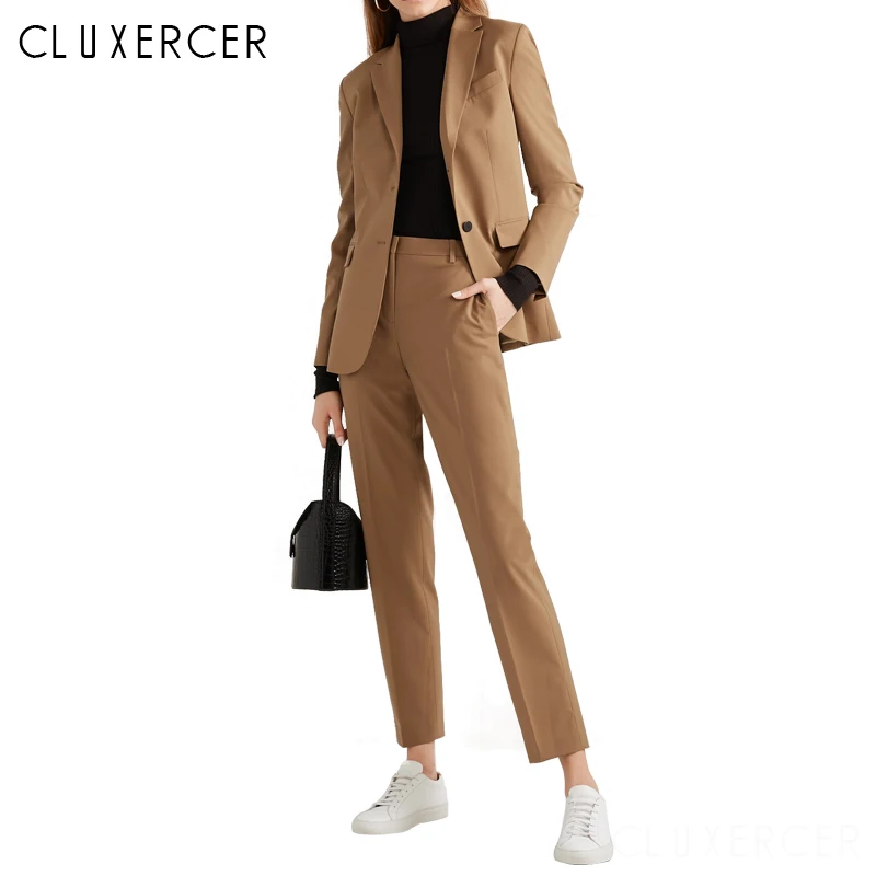 Women Pant Suits Female Suit Notch Collar Lapel Women's Business Office Blazer+Pants Suit 2 Piece Set Ladies
Women Pant Suits Female Suit Notch Collar Lapel Women's Business Office Blazer+Pants Suit 2 Piece Set Ladies