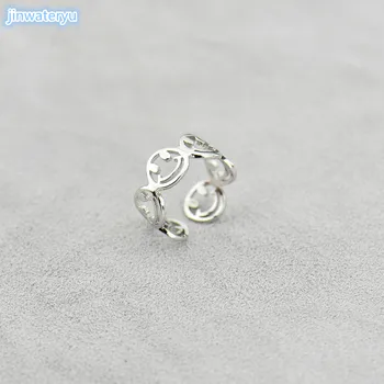 jinwateryu S925 Sterling Silver Fashion Personality Smile Ring Anti Allergy Smiley Smooth Face Open Ring
jinwateryu S925 Sterling Silver Fashion Personality Smile Ring Anti Allergy Smiley Smooth Face Open Ring