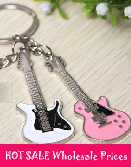 XUBCHC Free Shipping Small White Pink Guitar Couple Key chain Zinc Alloy keychain Fashion 2014 New arriver Small gift
XUBCHC Free Shipping Small White Pink Guitar Couple Key chain Zinc Alloy keychain Fashion 2014 New arriver Small gift