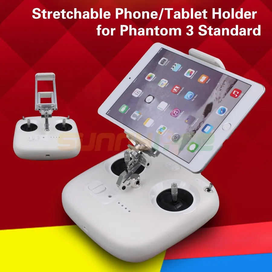 Stretchable 3.5-5.5in Phone 7-10in Tablet Support Holder Extended Bracket Stand Clamp for DJI Phantom 3 Standard Remote Control
Stretchable 3.5-5.5in Phone 7-10in Tablet Support Holder Extended Bracket Stand Clamp for DJI Phantom 3 Standard Remote Control