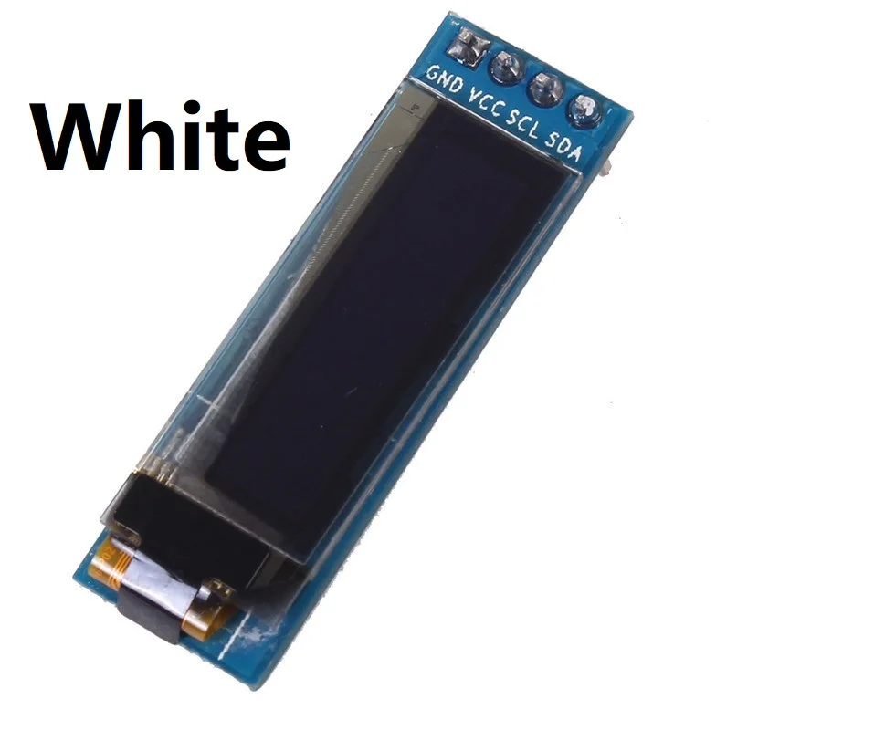 NEW 0.91 inch OLED module 0.91" White OLED 128X32 OLED Display Module 0.91" SPI interface SSD1306 For Arduino
NEW 0.91 inch OLED module 0.91" White OLED 128X32 OLED Display Module 0.91" SPI interface SSD1306 For Arduino