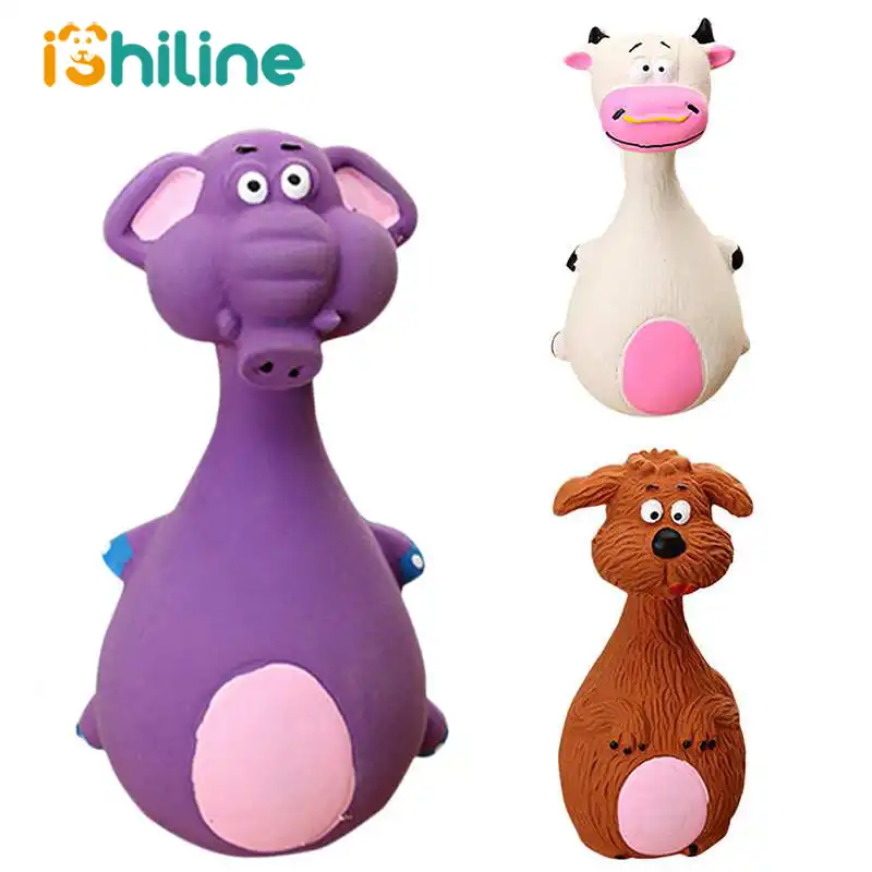 squeaky rubber monkey dog toy