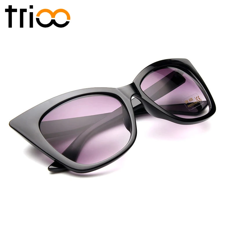 TRIOO Cat Eye Matte Women Sunglasses Brand Designer High Fashion Oculos de sol Cool Gradient lunette Female Summer Sun Glases
TRIOO Cat Eye Matte Women Sunglasses Brand Designer High Fashion Oculos de sol Cool Gradient lunette Female Summer Sun Glases