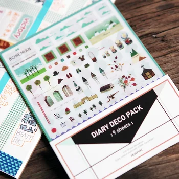 9Sheets/Lot Cute Iconic DIARY DECO PACK Kawaii Sticker Planner Stickers Note Sticker Message Sticker Stationery H0108
9Sheets/Lot Cute Iconic DIARY DECO PACK Kawaii Sticker Planner Stickers Note Sticker Message Sticker Stationery H0108