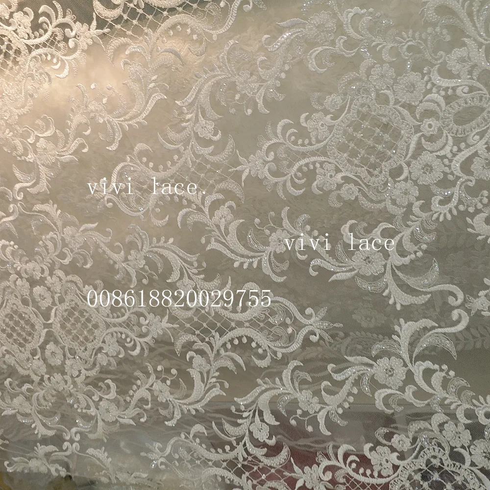 5 yards ht0127 # good quality sequin beads embroidery tulle lace fabric for sawing/lady dress/party
5 yards ht0127 # good quality sequin beads embroidery tulle lace fabric for sawing/lady dress/party