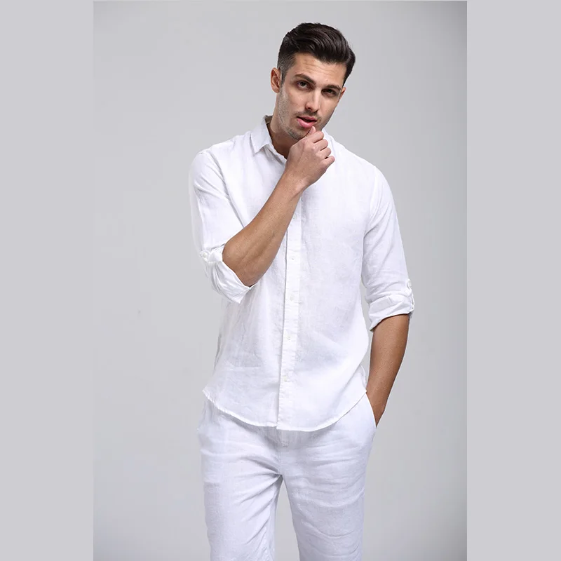 Long sleeve white men shirt linen plus large size shirt men business casual shirts men summer solid shirts mens camisa masculina
Long sleeve white men shirt linen plus large size shirt men business casual shirts men summer solid shirts mens camisa masculina