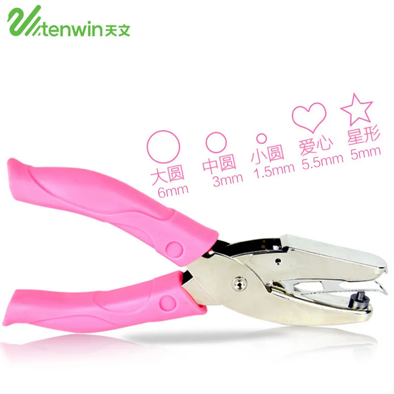 Kawaii Star Heart Circle Hole Puncher Paper Punches Cute Single Hole Punch Scrapbooking DIY Craft Shape Paper Cutter Perforator 
Kawaii Star Heart Circle Hole Puncher Paper Punches Cute Single Hole Punch Scrapbooking DIY Craft Shape Paper Cutter Perforator