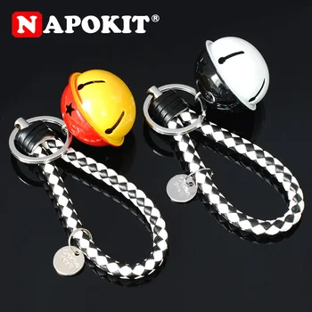 Cool Metal Leather Stainless Steel Car Key Ring with Bell Keychain for BMW Audi Chevrolet HONDA KIA Citroen TOYOTA LADA Ford Key
Cool Metal Leather Stainless Steel Car Key Ring with Bell Keychain for BMW Audi Chevrolet HONDA KIA Citroen TOYOTA LADA Ford Key