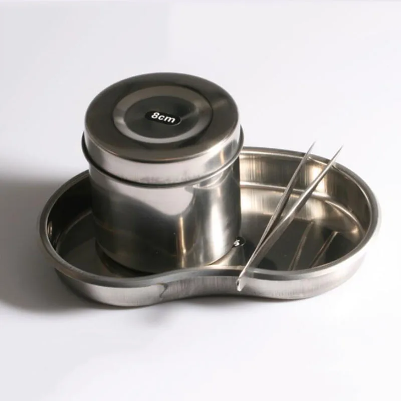 Eyebrow Tools 1pcs Medical Stainless Steel Cotton Alcohol Tank Ointment Jar Cylinder+1pcs Bending Surgical Tray+1pcs Tweezer
Eyebrow Tools 1pcs Medical Stainless Steel Cotton Alcohol Tank Ointment Jar Cylinder+1pcs Bending Surgical Tray+1pcs Tweezer