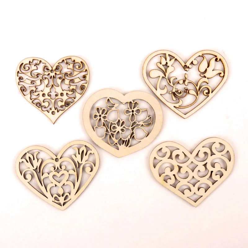 Lovely Heart Pattern Wooden Scrapbooking Collection Craft Handmade DIY Accessory Home Decoration 48-56mm 10pcs
Lovely Heart Pattern Wooden Scrapbooking Collection Craft Handmade DIY Accessory Home Decoration 48-56mm 10pcs