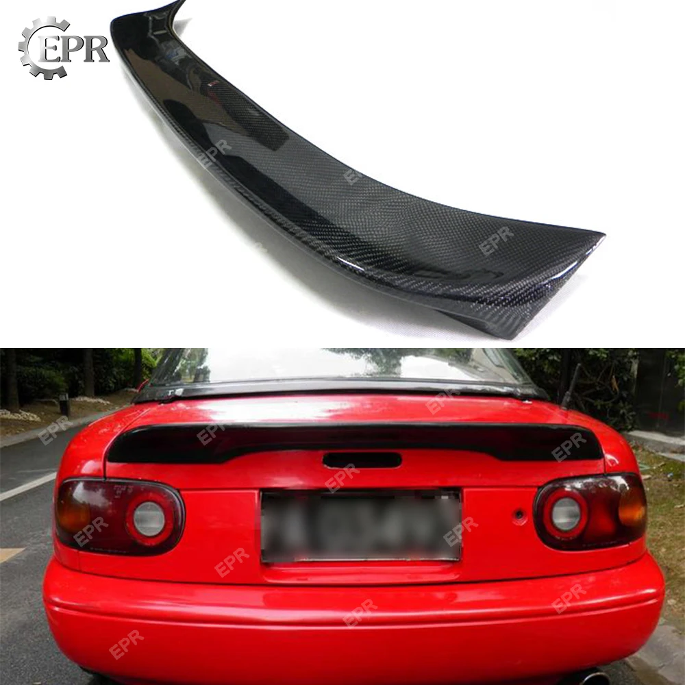 For Mazda MX5 NA MK1 Miata TR Style Ducktail Carbon Rear Spoiler Tuning Part Trim For MK1 Miata Carbon Fiber Trunk Wing Lip
For Mazda MX5 NA MK1 Miata TR Style Ducktail Carbon Rear Spoiler Tuning Part Trim For MK1 Miata Carbon Fiber Trunk Wing Lip