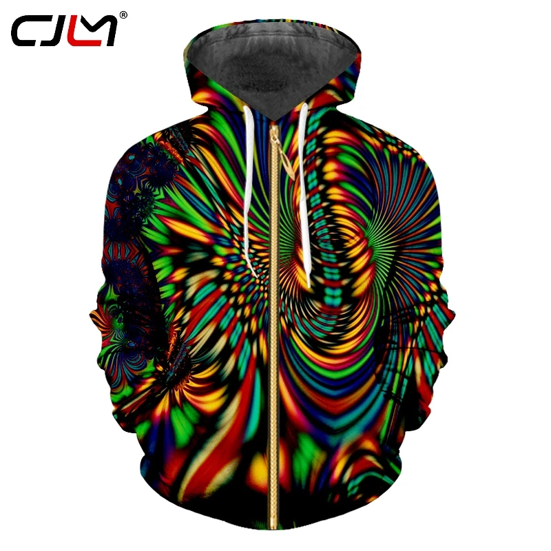 CJLM Man New Hipster Zip Hoodies Men's Colored Creative Design 3D Full Printed Vortex Stripes Loose Cozy Zipper Sweatshirt 
CJLM Man New Hipster Zip Hoodies Men's Colored Creative Design 3D Full Printed Vortex Stripes Loose Cozy Zipper Sweatshirt