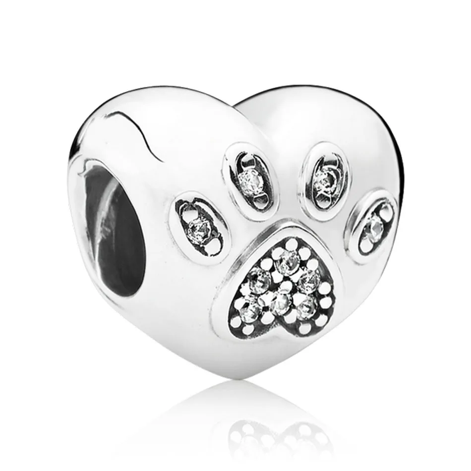 Authentic S925 Sterling Silver DIY Jewelry I Love My Pet Charms fit Pandora Bracelet Bangle Clear CZ
Authentic S925 Sterling Silver DIY Jewelry I Love My Pet Charms fit Pandora Bracelet Bangle Clear CZ