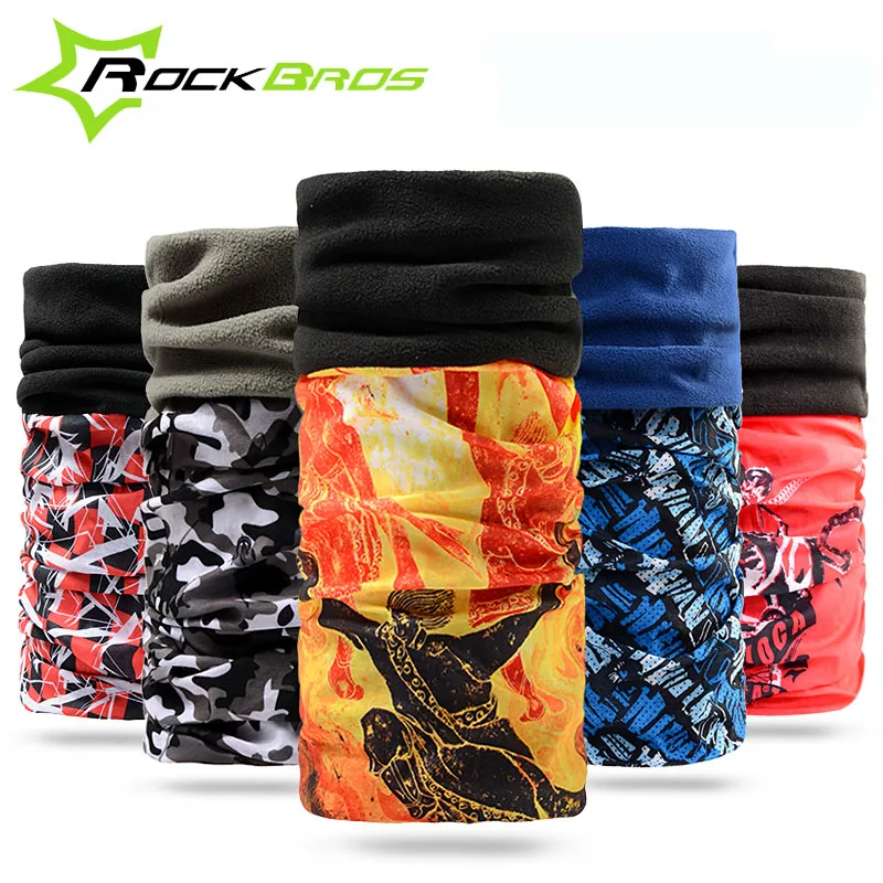 Rockbros Велосипед Банданы Головные Уборы Руно Тепловая Ветрозащитный Маска Мутил