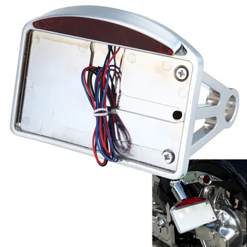 Motorcycle Chrome Plate Side Mount Tail Light Axle Chopper License Plate Light w/ Bracket For Harley
Motorcycle Chrome Plate Side Mount Tail Light Axle Chopper License Plate Light w/ Bracket For Harley