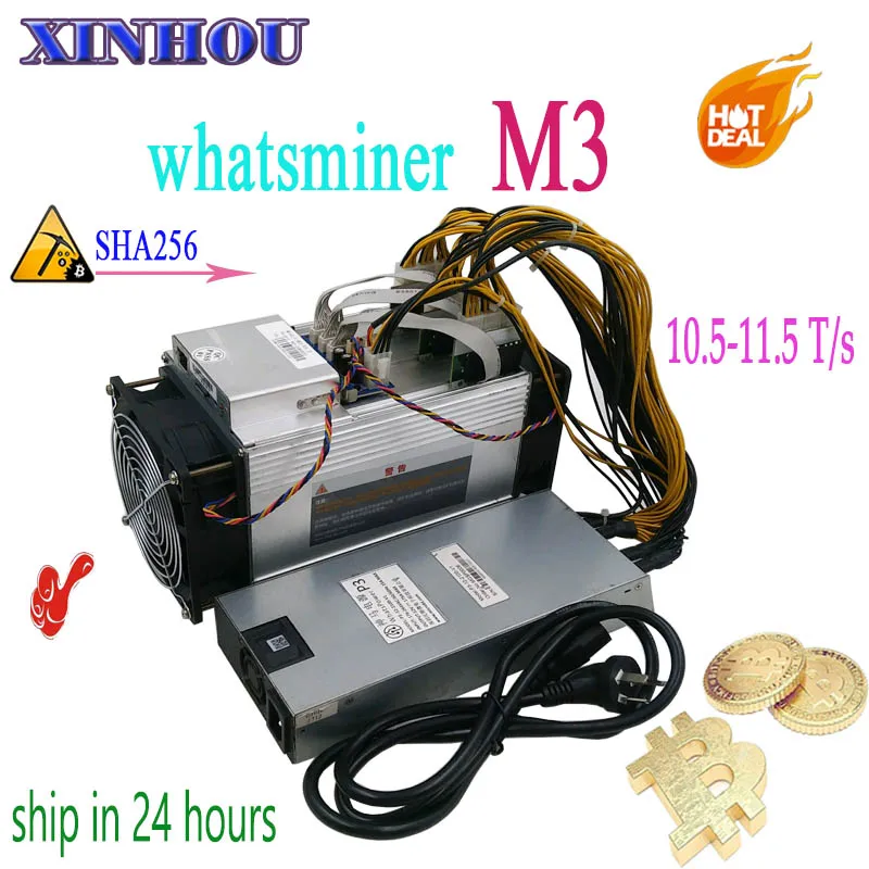 Used BTC BCH miner WhatsMiner M3 10.5T-11.5T with PSU Asic Bitcoin Miner Better Than M3x M10 Antminer S9 S11 T15 S15 Z11 B7 T3
Used BTC BCH miner WhatsMiner M3 10.5T-11.5T with PSU Asic Bitcoin Miner Better Than M3x M10 Antminer S9 S11 T15 S15 Z11 B7 T3