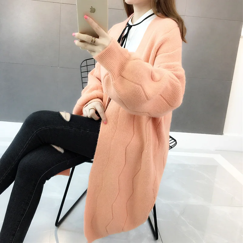Lazy Wind Sweater Coat Women's Long Section 2019 Spring and Autumn New Lantern Sleeves Loose Wild Twisted Knit Cardigan Thick
Lazy Wind Sweater Coat Women's Long Section 2019 Spring and Autumn New Lantern Sleeves Loose Wild Twisted Knit Cardigan Thick