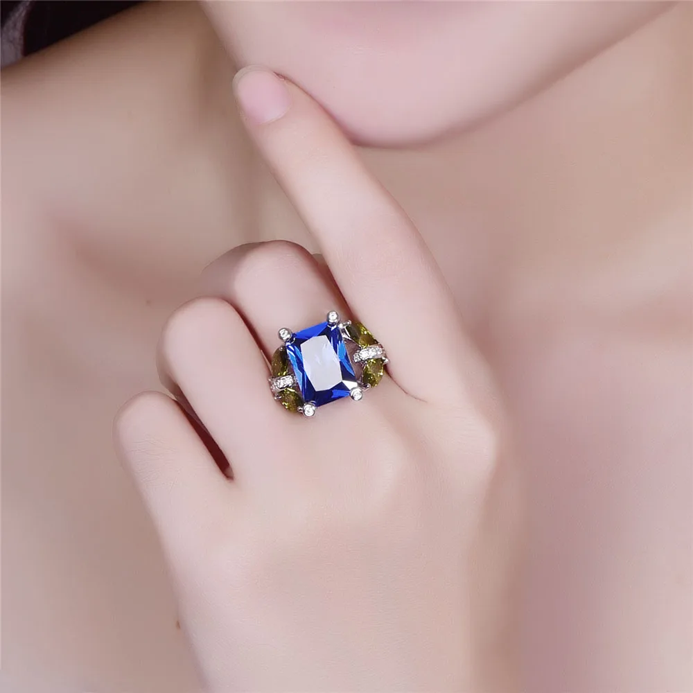 MOONROCY CZ Wedding Rings Silver Color Bohemian Crystal Colourful Blue Geometry Ring for Women Dropshipping Jewelry Wholesale
MOONROCY CZ Wedding Rings Silver Color Bohemian Crystal Colourful Blue Geometry Ring for Women Dropshipping Jewelry Wholesale