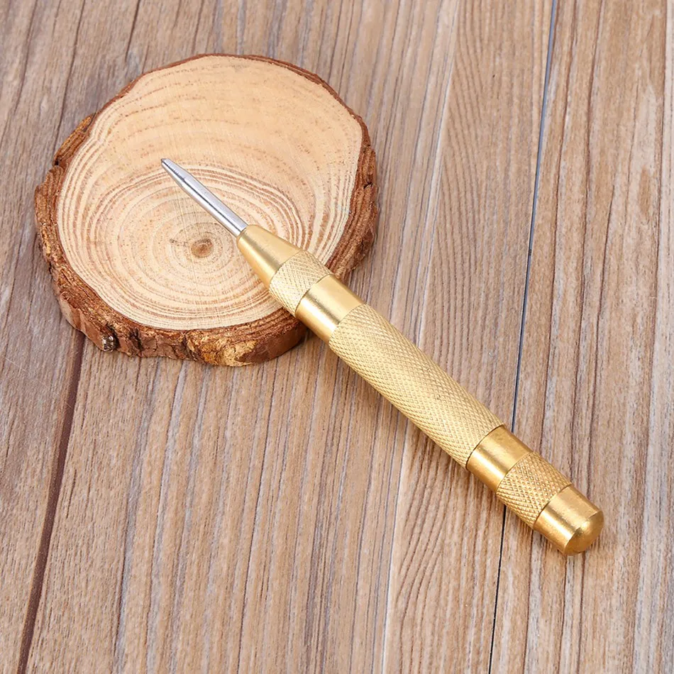 1Pcs 5'' Automatic Center Pin Punch Spring Loaded Marking Starting Holes Tool Gold
1Pcs 5'' Automatic Center Pin Punch Spring Loaded Marking Starting Holes Tool Gold
