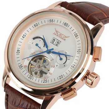 JARAGAR Men Watches Self-Wind Mechanical WristWatch Tourbillon Day Display 3ATM Waterproof Mens Watches Top Brand Luxury Clock
JARAGAR Men Watches Self-Wind Mechanical WristWatch Tourbillon Day Display 3ATM Waterproof Mens Watches Top Brand Luxury Clock