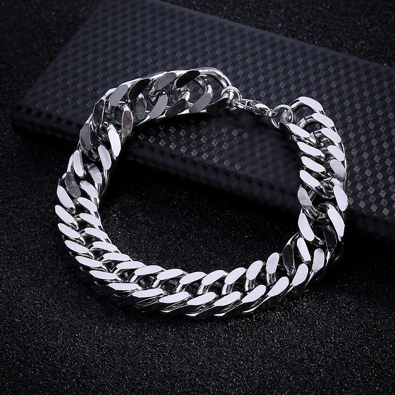 Width 3 4 6 8 10 12MM Top quality 316L stainless steel links & chains bracelet for men's party gifts for Bangle Male Accessory
Width 3 4 6 8 10 12MM Top quality 316L stainless steel links & chains bracelet for men's party gifts for Bangle Male Accessory