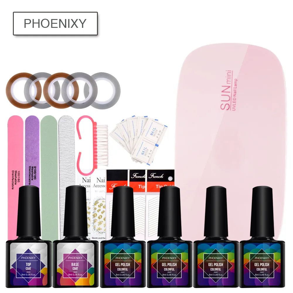 Manicure Set Nail Gel Polish Kit Mini Led Lamp Nail Dryer With 8ml Nail Polish Lacqure Gel Varnishes Set For Nail Art Set
Manicure Set Nail Gel Polish Kit Mini Led Lamp Nail Dryer With 8ml Nail Polish Lacqure Gel Varnishes Set For Nail Art Set
