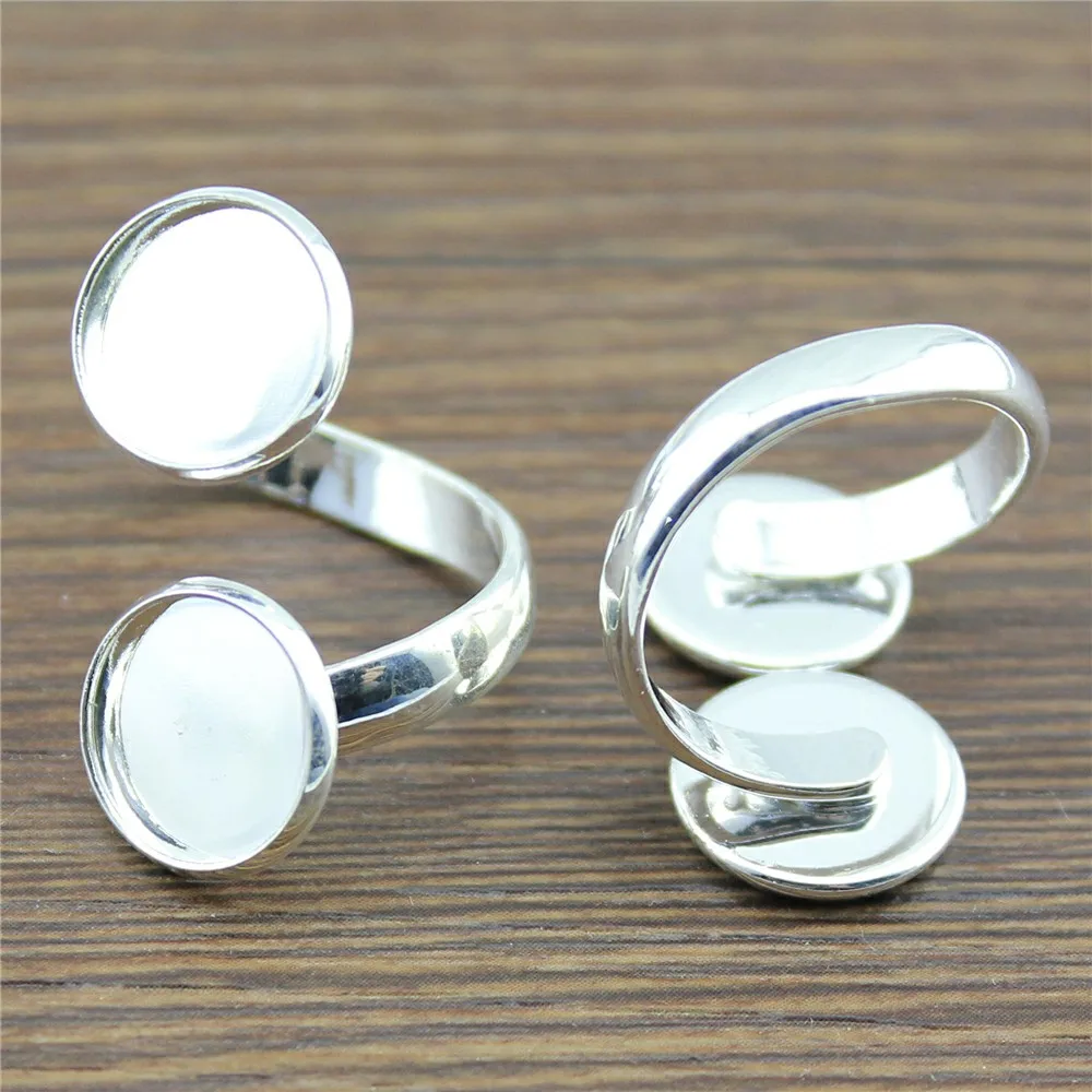 5pcs 8 Colors Fit 12mm 10mm Glass Cabochon Rings Settings Adjustable Double Settings Ring Base Ring Finding
5pcs 8 Colors Fit 12mm 10mm Glass Cabochon Rings Settings Adjustable Double Settings Ring Base Ring Finding
