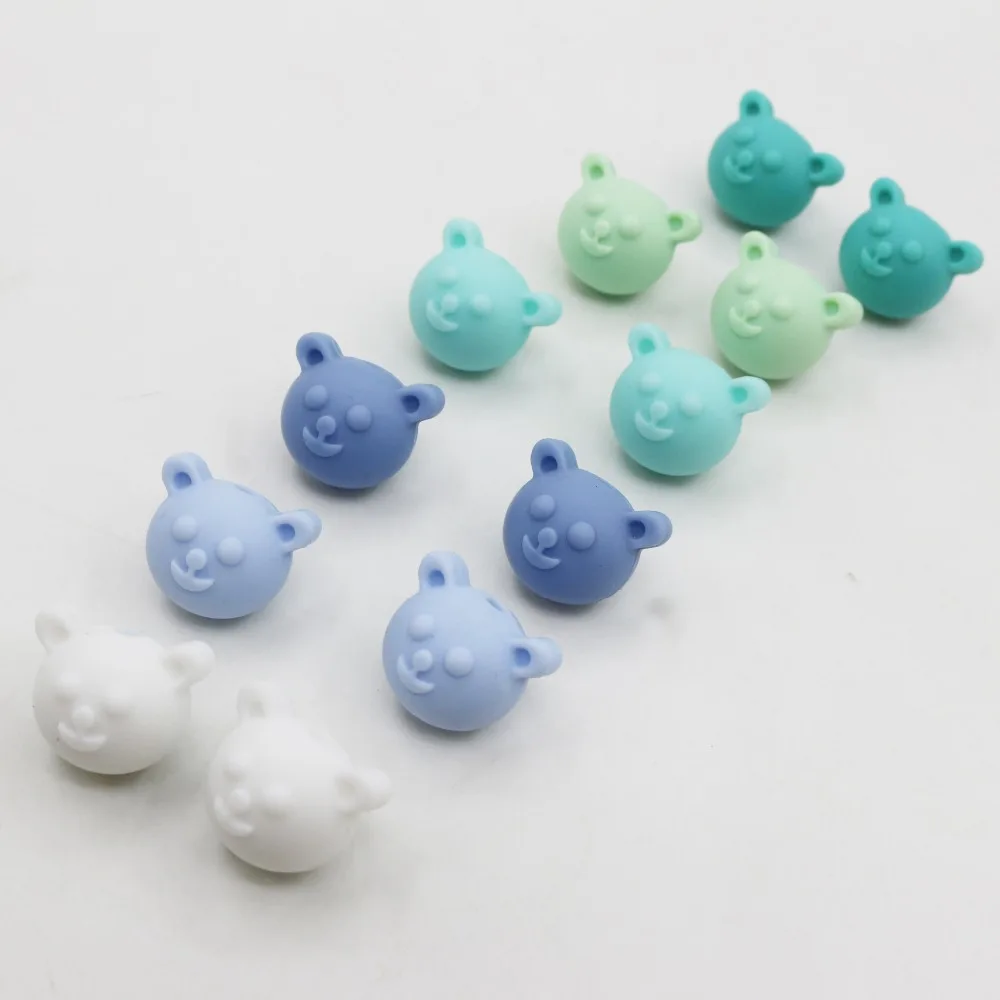 Wholesale 10pcs/lot Bear Baby Teething Beads Cartoon Silicone Beads For Necklaces BPA Free Teether Toy Accessories Nursing DIY
Wholesale 10pcs/lot Bear Baby Teething Beads Cartoon Silicone Beads For Necklaces BPA Free Teether Toy Accessories Nursing DIY