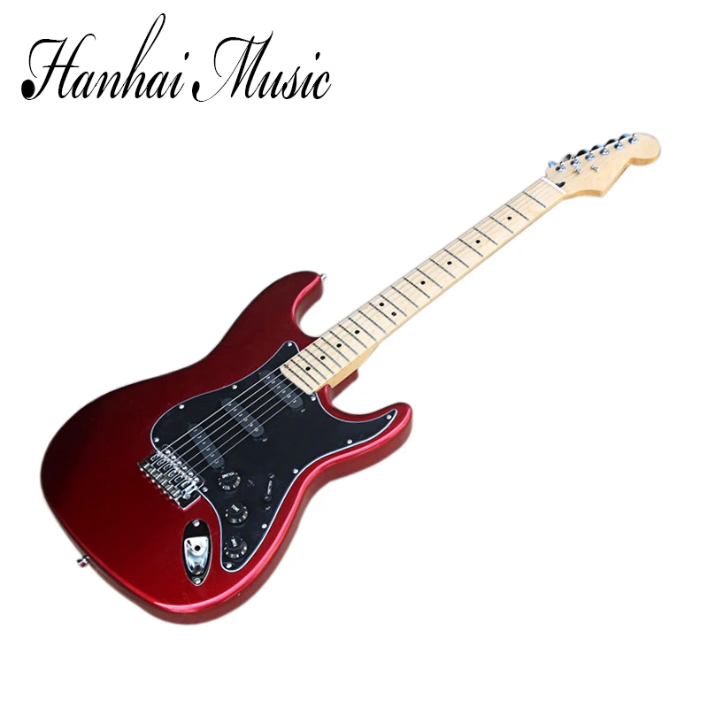Factory Customized Red Electric Guitar with SSS Pickups,Black Pickguard,Rosewood Fretboard,offer Customized
Factory Customized Red Electric Guitar with SSS Pickups,Black Pickguard,Rosewood Fretboard,offer Customized