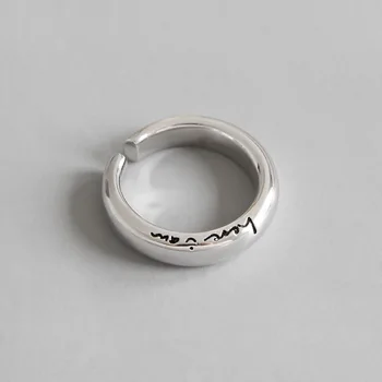 2020 New Simple Letters Ring 925 Sterling Silver Rings For Women 925 Silver Jewelry bague femme argent 925 anillos mujer
2020 New Simple Letters Ring 925 Sterling Silver Rings For Women 925 Silver Jewelry bague femme argent 925 anillos mujer