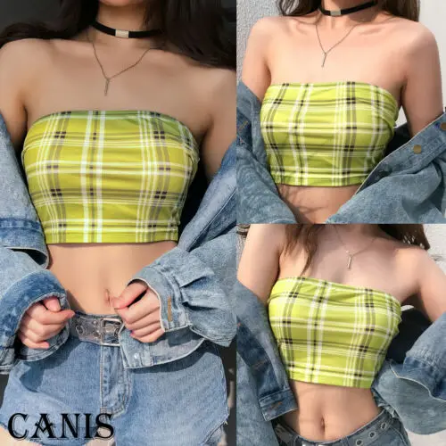 2019 Women Strapless Summer Bandage Bustier Bra Crop Tops Vest Tube Tops T-Shirt
2019 Women Strapless Summer Bandage Bustier Bra Crop Tops Vest Tube Tops T-Shirt