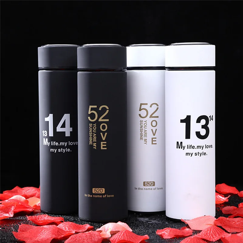 1PC 500ml water bottle New Romantic Stainless Steel Thermos cup Bottle Vacuum flask Thermal Mug Travel Thermos Cup insulated cup
1PC 500ml water bottle New Romantic Stainless Steel Thermos cup Bottle Vacuum flask Thermal Mug Travel Thermos Cup insulated cup
