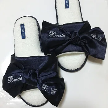 Free Shipping 6 pairs lot Embroidery printing logo bachelorette party Personalized satin slippers gifts bridesmaid gifts wedding
Free Shipping 6 pairs lot Embroidery printing logo bachelorette party Personalized satin slippers gifts bridesmaid gifts wedding