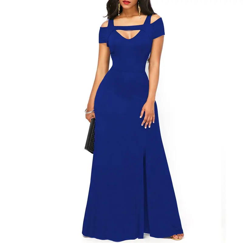 2019 Large European And American Off-the-Shoulder Slit Slim Big Swing Party Dress
2019 Large European And American Off-the-Shoulder Slit Slim Big Swing Party Dress