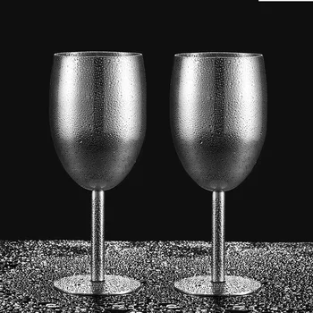 Wine Glasses Set of 2 Premium Grade 18/8 Stainless Steel Red Stemmed Wine Glass Brandy Champagne Goblet Metal Bar Accessories
Wine Glasses Set of 2 Premium Grade 18/8 Stainless Steel Red Stemmed Wine Glass Brandy Champagne Goblet Metal Bar Accessories