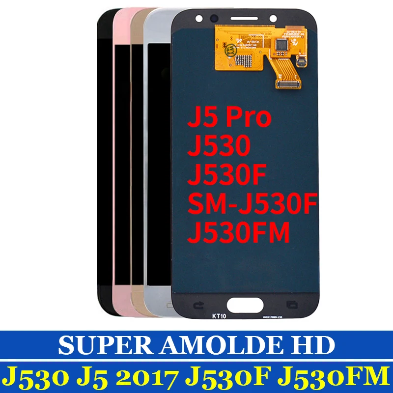 Super AMOLED 5.2" For SAMSUNG GALAXY J5 2017 J530F J5 pro SM-J530F J530 LCD Display Touch Screen Digitizer Assembly Replacem
Super AMOLED 5.2" For SAMSUNG GALAXY J5 2017 J530F J5 pro SM-J530F J530 LCD Display Touch Screen Digitizer Assembly Replacem