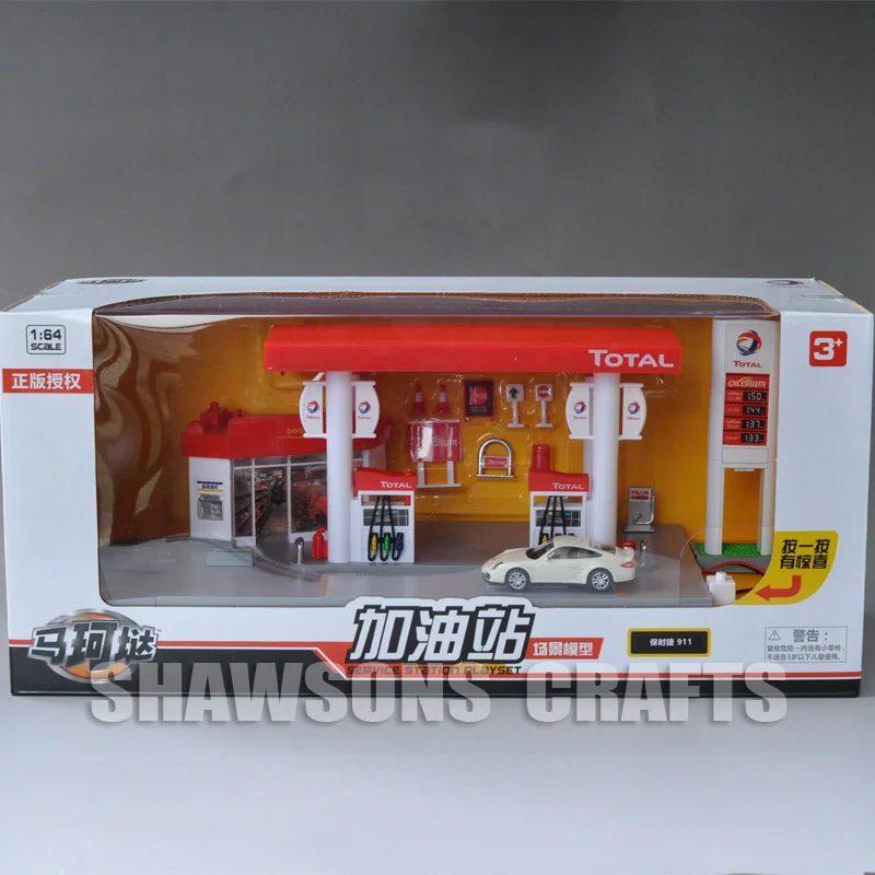 Model Toys Gas Petrol Service Station with 1:64 Diecast Toy Car Miniature Replica Playset
Model Toys Gas Petrol Service Station with 1:64 Diecast Toy Car Miniature Replica Playset