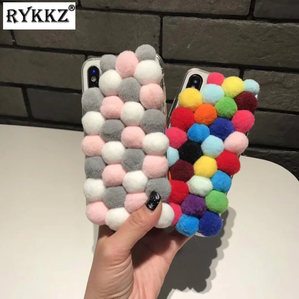Winter Christmas Plush Ball Case for iPhone X XS Max XR Back Cover Capa Coque for iPhone 6 6S 7 8 8 Plus Case Hoesjes for Girls
Winter Christmas Plush Ball Case for iPhone X XS Max XR Back Cover Capa Coque for iPhone 6 6S 7 8 8 Plus Case Hoesjes for Girls