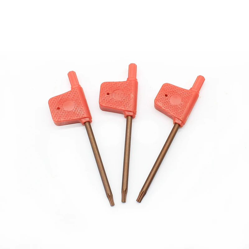 Red flag wrench T10 Tools Holder Accessories standard Torx for CNC tool holder Torx screw wrench
Red flag wrench T10 Tools Holder Accessories standard Torx for CNC tool holder Torx screw wrench