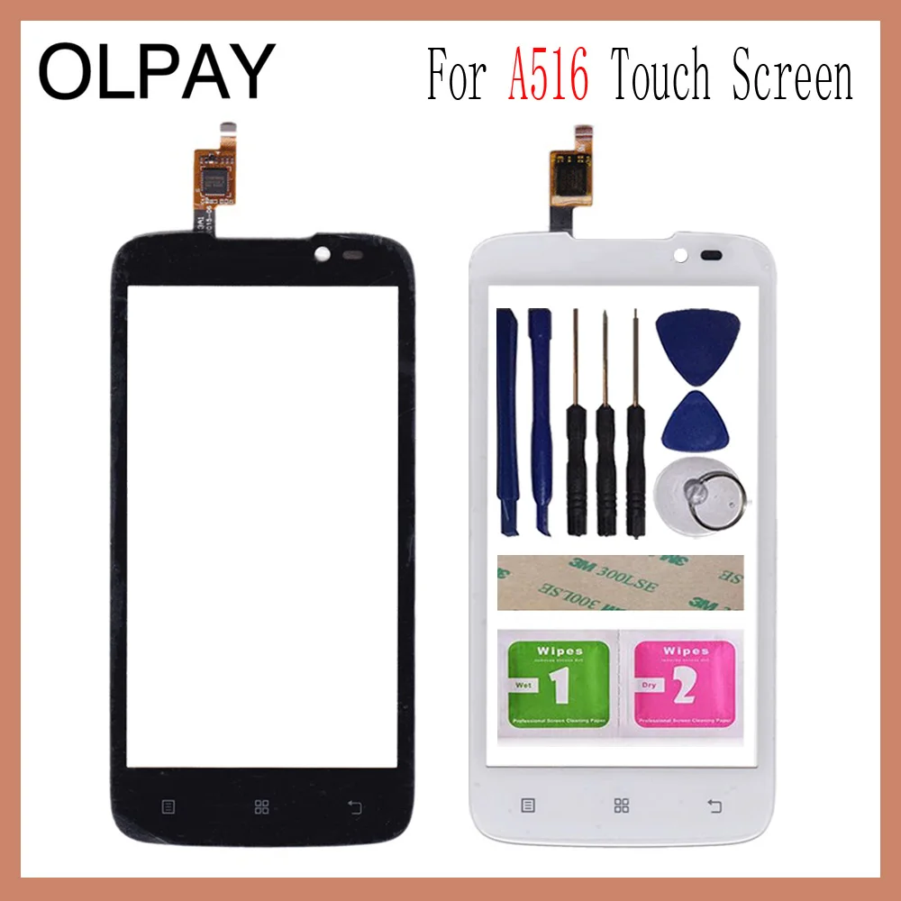 OLPAY 4.5'' Phone Front Glass For Lenovo A516 A 516 Touch Screen Glass Digitizer Panel Lens Sensor Tools Adhesive+Wipes
OLPAY 4.5'' Phone Front Glass For Lenovo A516 A 516 Touch Screen Glass Digitizer Panel Lens Sensor Tools Adhesive+Wipes