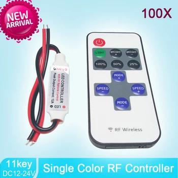 Promotion Sales Single Color Remote Control Dimmer DC 12V 11keys Mini Wireless RF LED Controller for led Strip light 100pcs/lots
Promotion Sales Single Color Remote Control Dimmer DC 12V 11keys Mini Wireless RF LED Controller for led Strip light 100pcs/lots