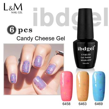 6 PCS Set ibdgel Perfect Summer 15ml Gel Polishes Cute Cheese Colors Collections UV Led Light Soak Off Nails Lacquers
6 PCS Set ibdgel Perfect Summer 15ml Gel Polishes Cute Cheese Colors Collections UV Led Light Soak Off Nails Lacquers
