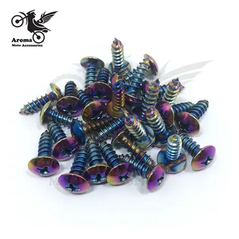 18 PCS set retro M5 colorful universal motorcycle tip screw for honda suzuki yamaha Kawasaki benelli moto decal motorbike screw
18 PCS set retro M5 colorful universal motorcycle tip screw for honda suzuki yamaha Kawasaki benelli moto decal motorbike screw