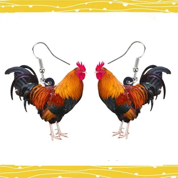 Vintage Acrylic Chicken Fashion Women Jewelry Dangle Earrings Rooster Cock Pendant Ladies Gril Cute Big Drop Earring
Vintage Acrylic Chicken Fashion Women Jewelry Dangle Earrings Rooster Cock Pendant Ladies Gril Cute Big Drop Earring