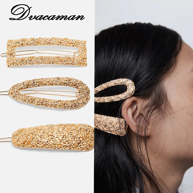 Dvacaman ZA Simple Korea Metal Hair Clips For Women Hairpin Headwear Hair Barrette Ponytail Holder Girls Hair Accessories Female
Dvacaman ZA Simple Korea Metal Hair Clips For Women Hairpin Headwear Hair Barrette Ponytail Holder Girls Hair Accessories Female