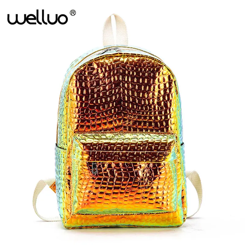 Backpack Women Alligator Laser Backpacks Fashion Silver Holographic Rucksack For Girls School Bag Bagpack Mochila 2019 XA475WB
Backpack Women Alligator Laser Backpacks Fashion Silver Holographic Rucksack For Girls School Bag Bagpack Mochila 2019 XA475WB