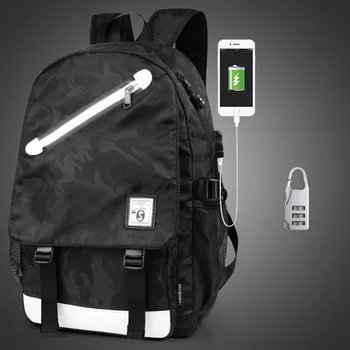 Black Anime Luminous USB Charge Antitheft Backpack Men Laptop Youth Bags Women Teenager Boy Batoh Waterproof Teen Schoolbag 2018
Black Anime Luminous USB Charge Antitheft Backpack Men Laptop Youth Bags Women Teenager Boy Batoh Waterproof Teen Schoolbag 2018