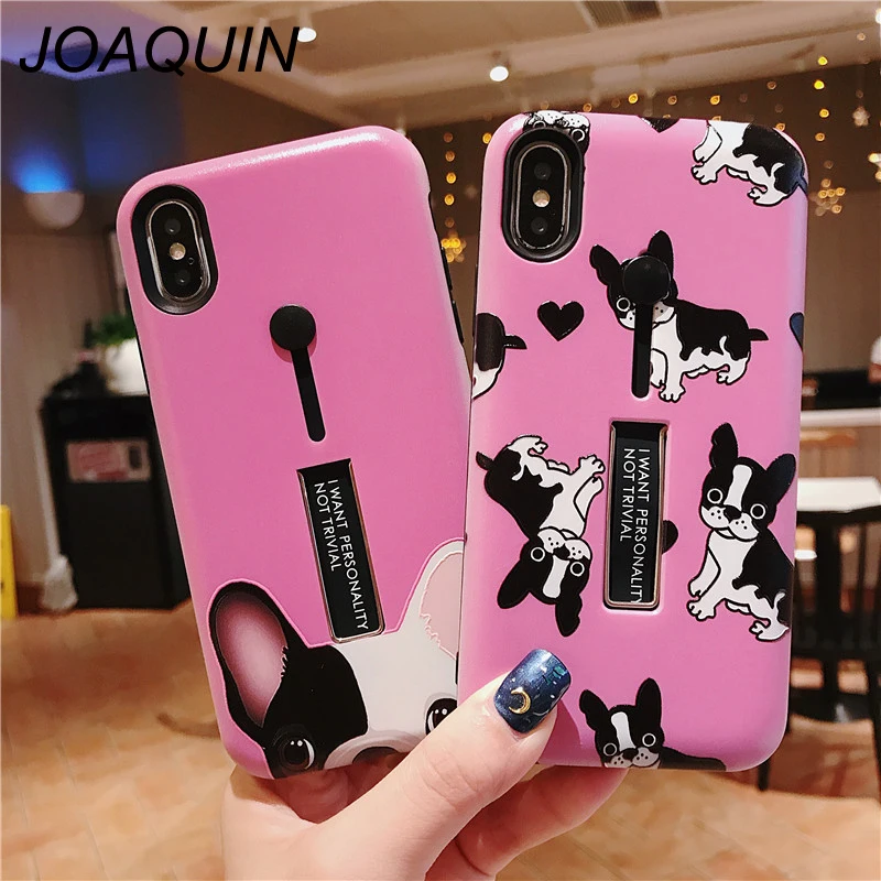 Warm Dog Bulldog Pink Case For iPhone X XR XS Max Case Soft Silicon Cover For iPhone 7 7plus 8 8plus 6s Plus hidden ring Case
Warm Dog Bulldog Pink Case For iPhone X XR XS Max Case Soft Silicon Cover For iPhone 7 7plus 8 8plus 6s Plus hidden ring Case
