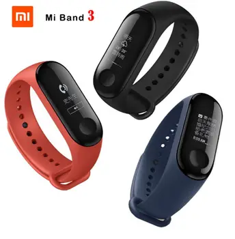 

Original Xiaomi Mi Band 3 Smart Wristband Bracelet 0.78" OLED Touchscreen 5ATM Swim Reject-Call Pulse Heart Rate Time in stock