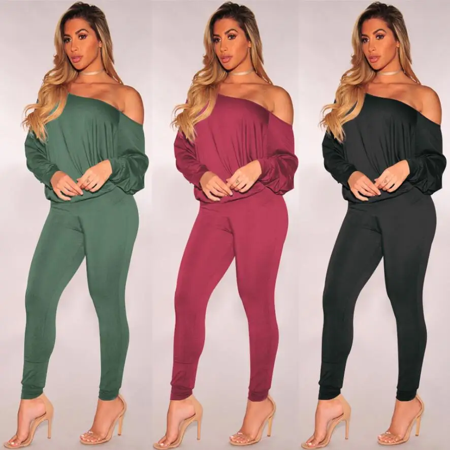 Womens Two Piece Sets 2019 Female spring Suit Off Shoulder Sexy Two Piece Set Top And Pants Fashion Plus Size Women Clothing
Womens Two Piece Sets 2019 Female spring Suit Off Shoulder Sexy Two Piece Set Top And Pants Fashion Plus Size Women Clothing